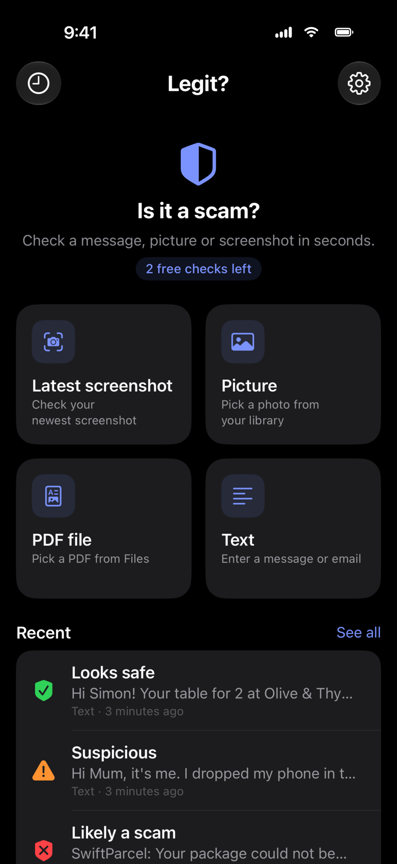 Legit? app screenshot 2
